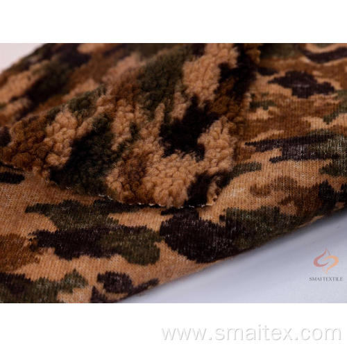 Sherpa With Camouflage Printing